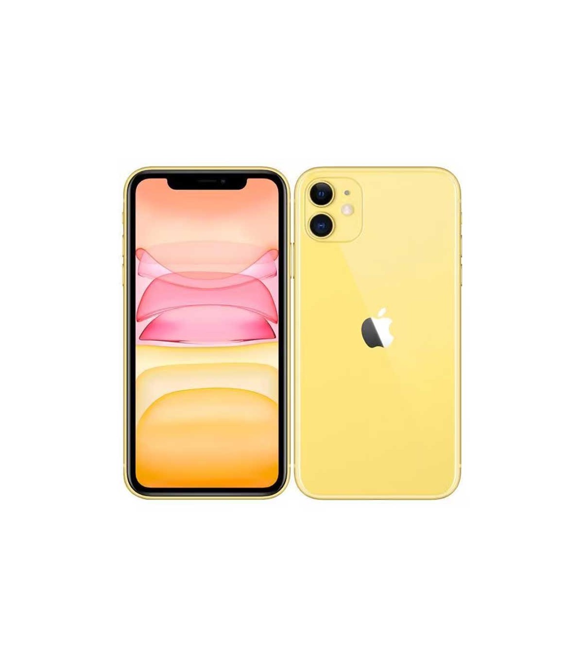 iPhone 11 amarillo parte trasera