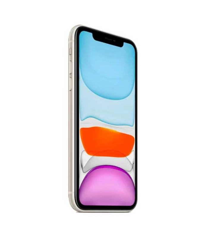 iPhone 11 blanco de lado
