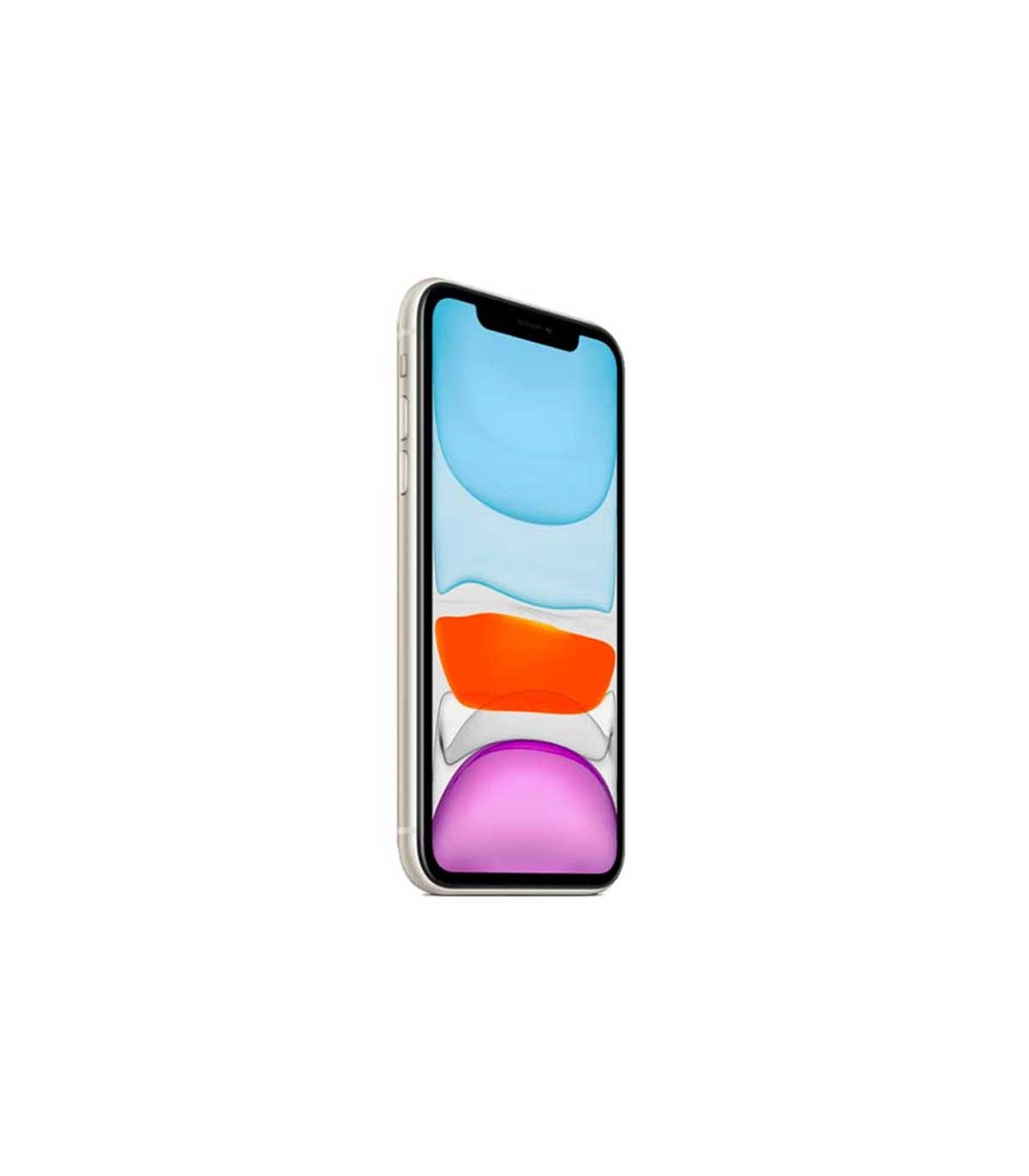 iPhone 11 blanco de lado
