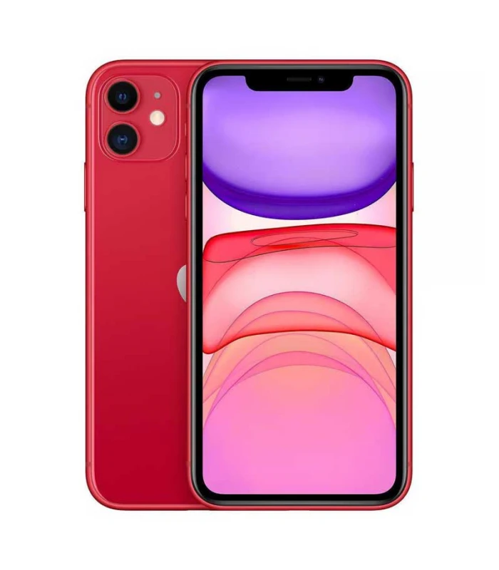 iPhone 11 rojo frontal