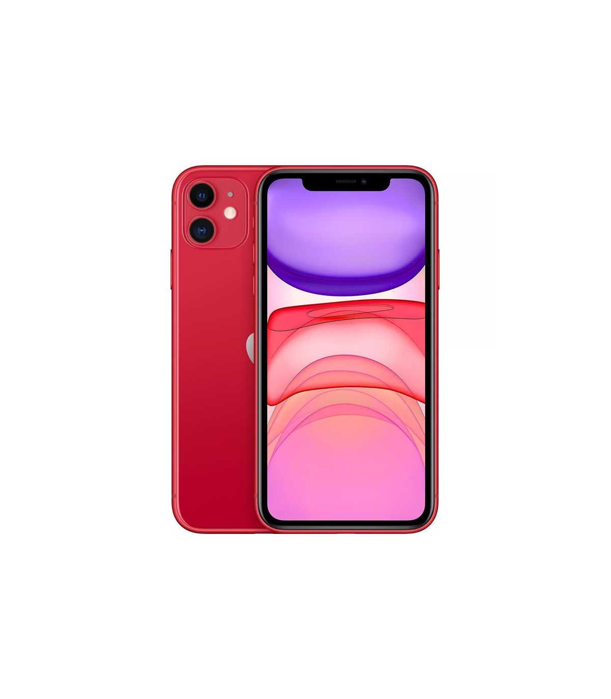 iPhone 11 rojo frontal