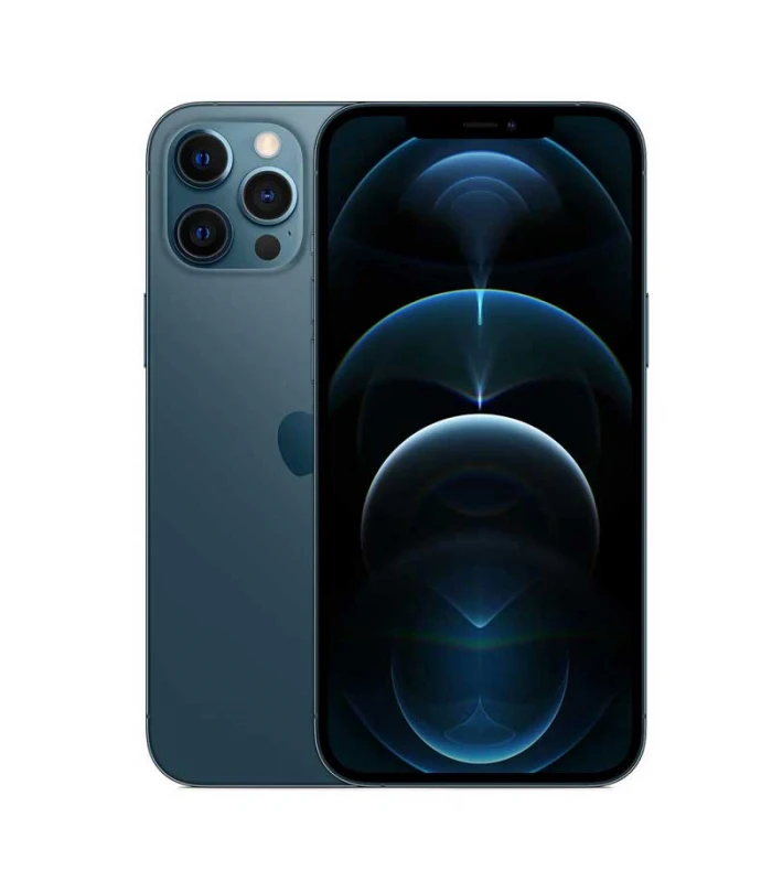 iPhone 12 Pro Max azul pantalla
