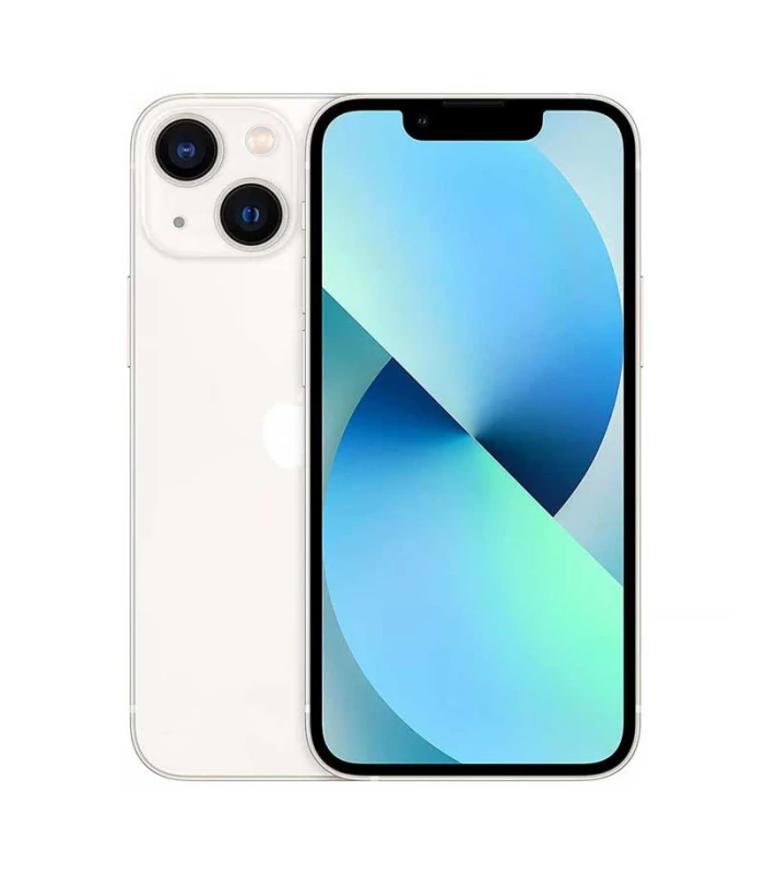 iPhone 13 Mini blanco pantalla