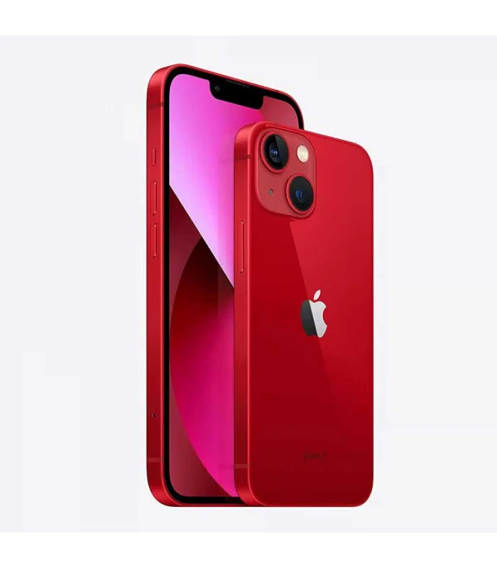 iPhone 13 Mini rojo lateral