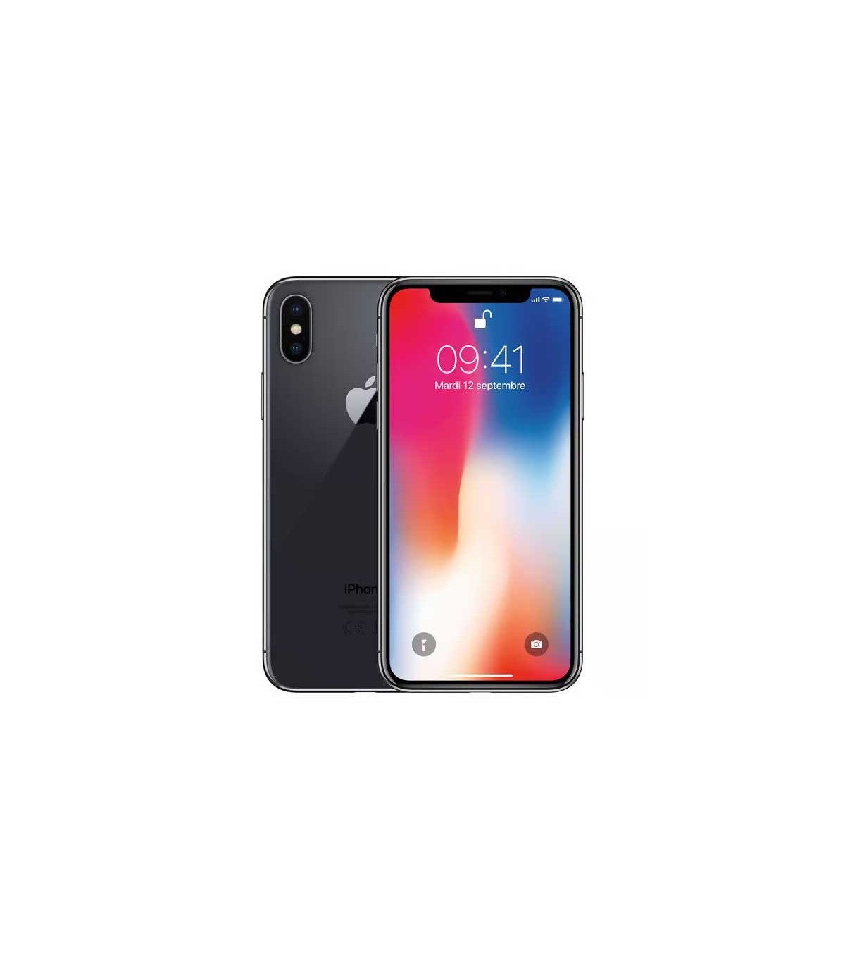 iPhone X Gris espacial Negro