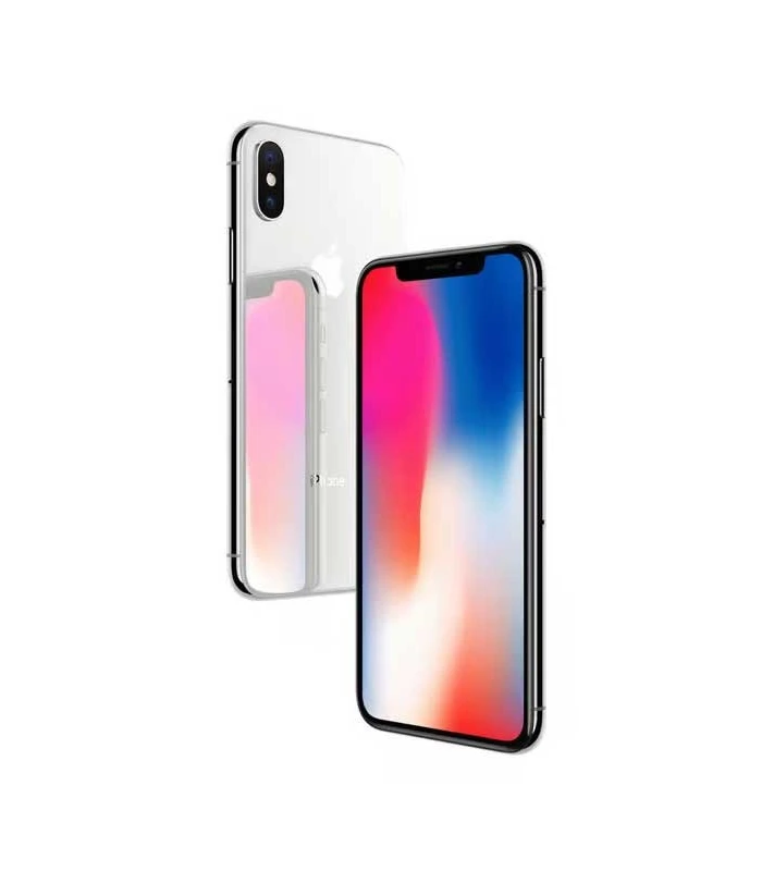 iPhone X Plata pantalla y parte trasera gris