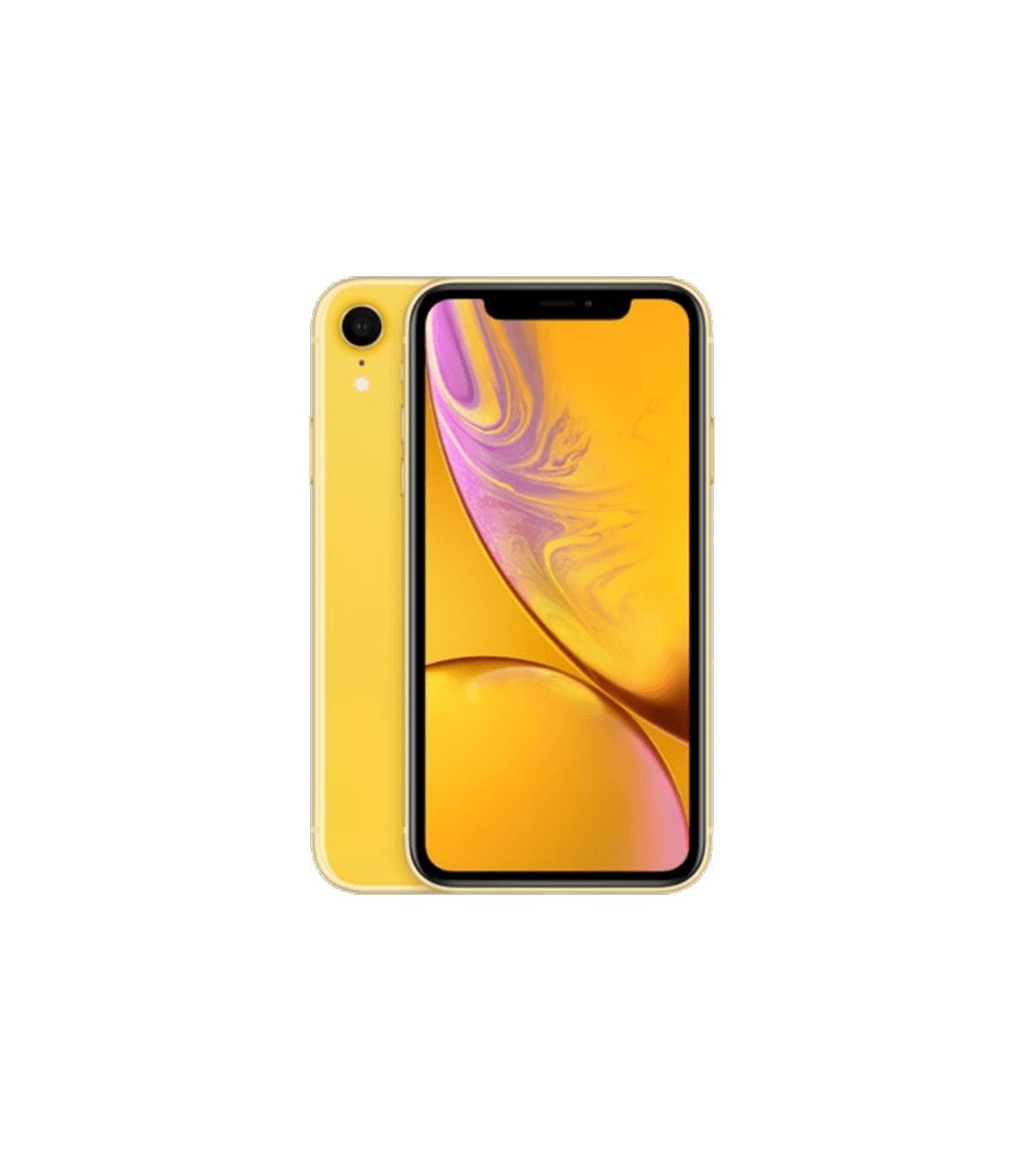 iPhone Xr amarillo pantalla