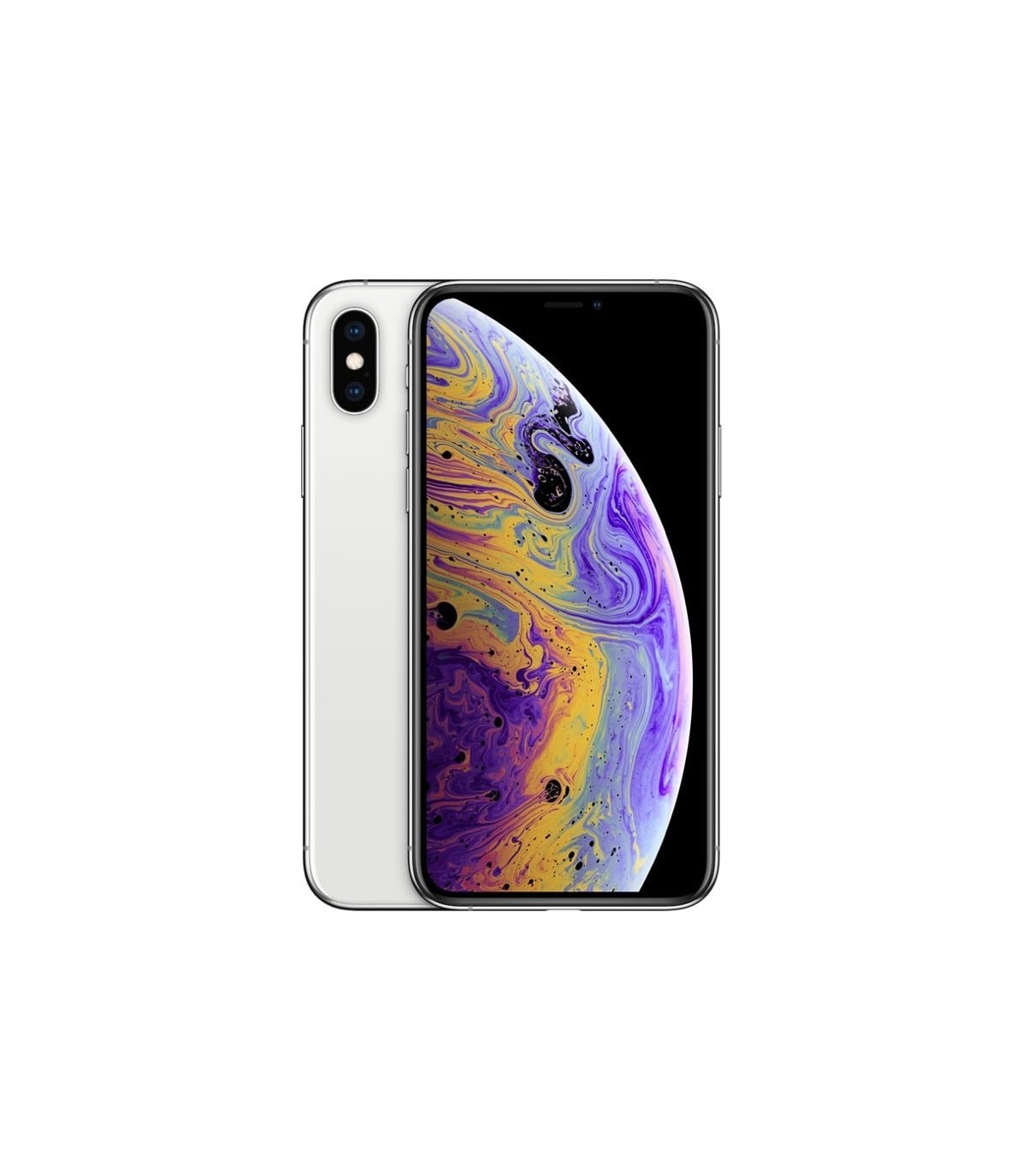 iPhone Xs Plata frontal