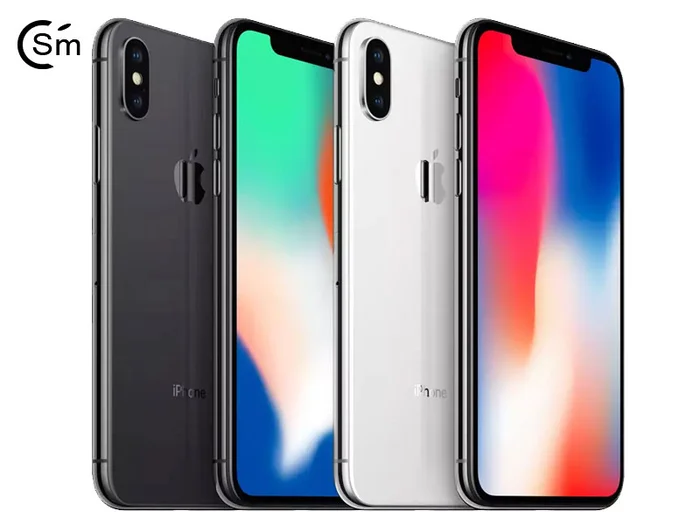 iPhone X reacondicionado en gris y plata